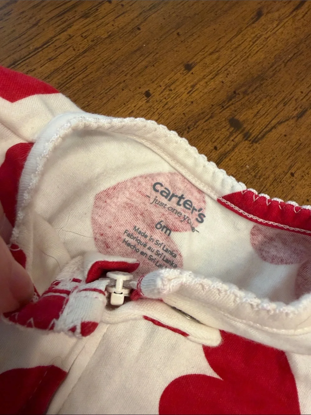 Valentine's Baby Outfit Bundle - White & Red Hearts 3-6 M